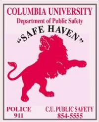 safe haven logo shows roaring lion and contact numbers for security